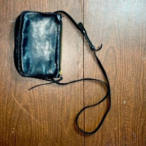 Madewell The Simple Crossbody Bag Black Leather